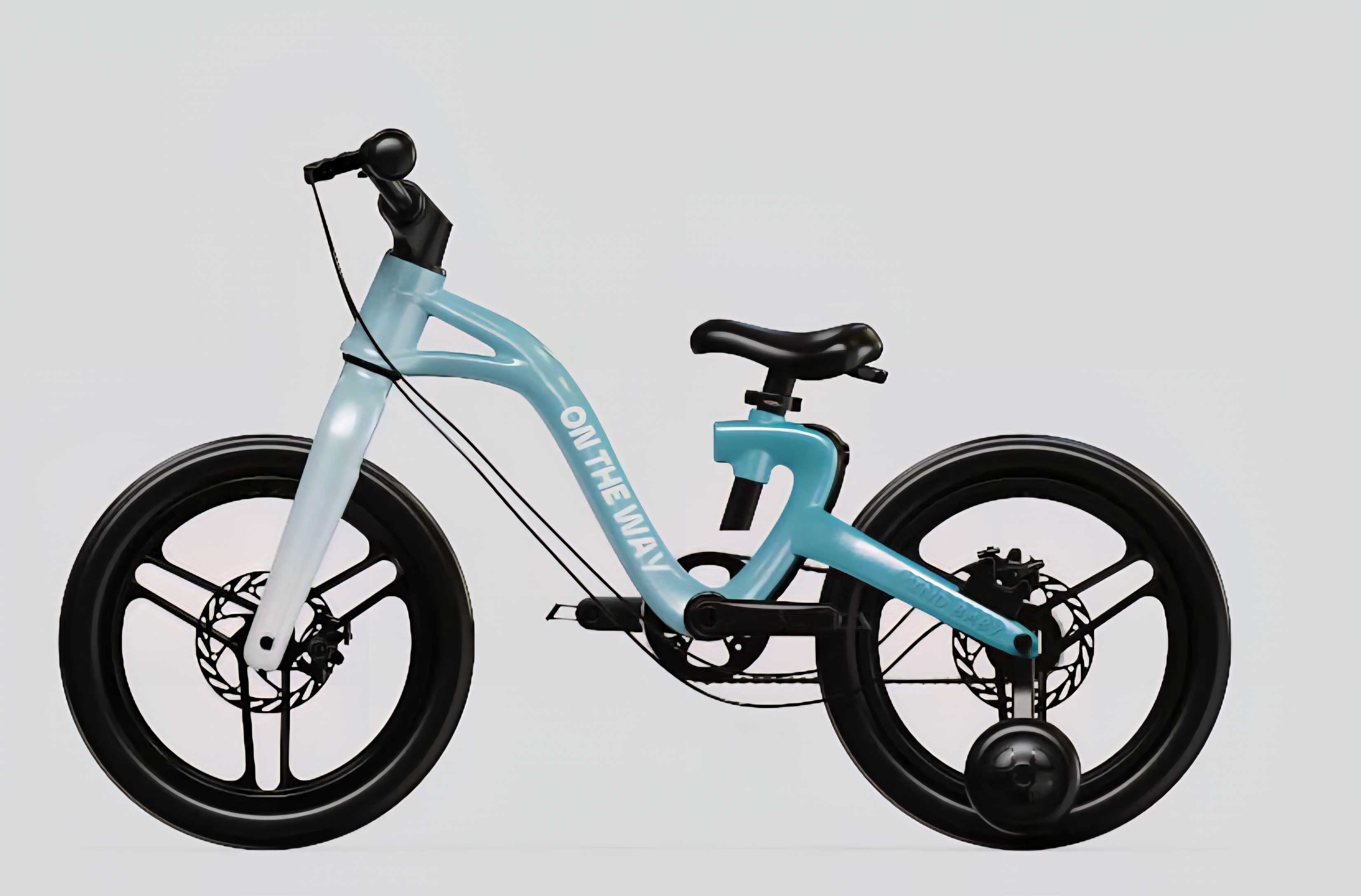 To a bomb two years before the children's bicycle frame design.，