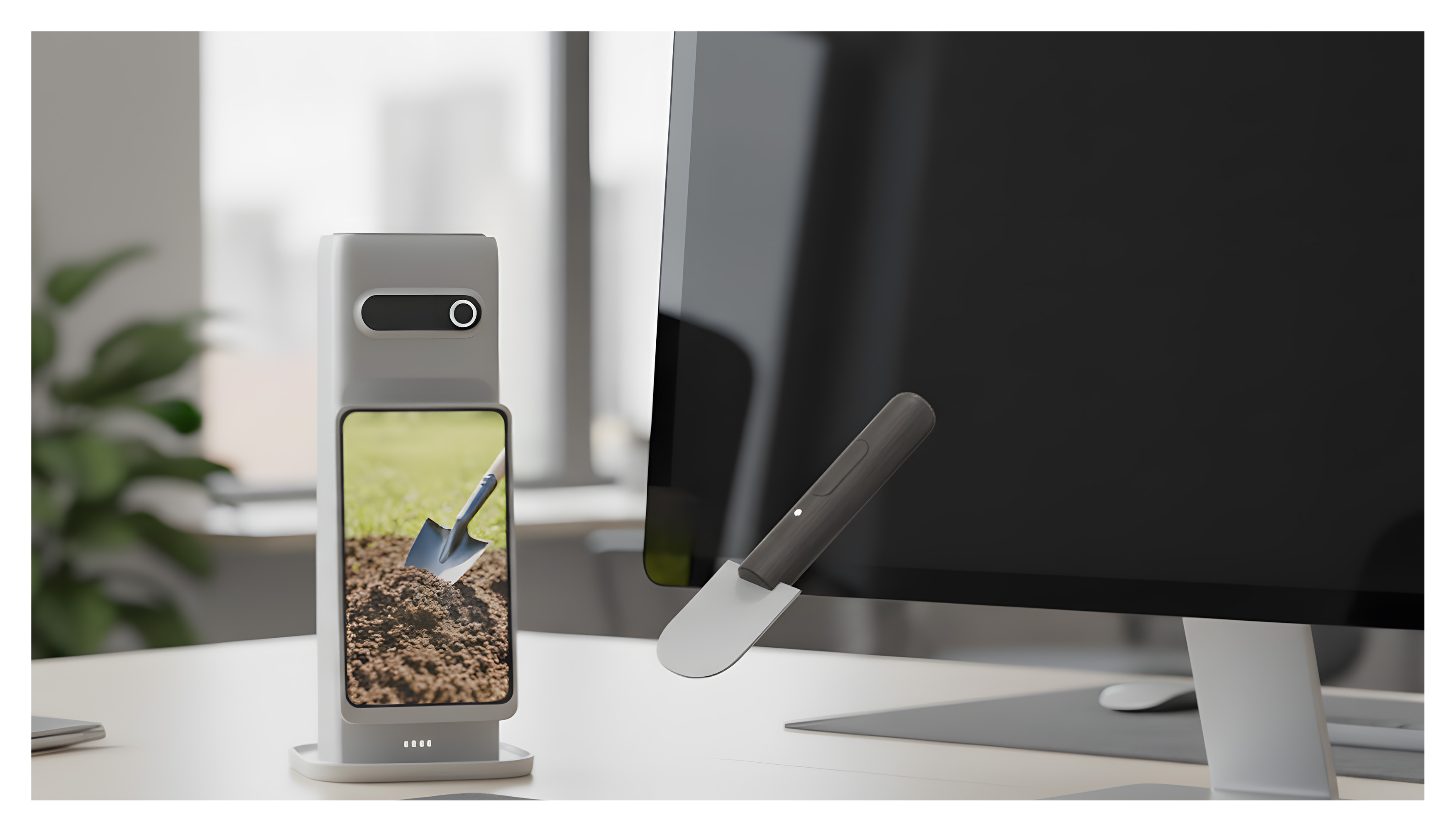 ai，plant，Desktop device，entertainment，relax，