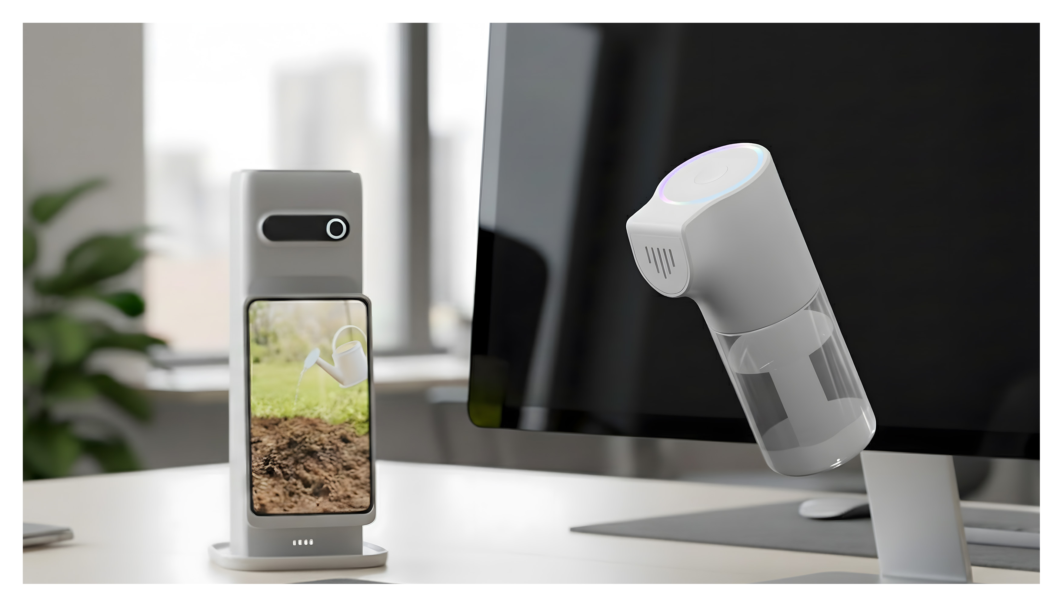 ai，plant，Desktop device，entertainment，relax，