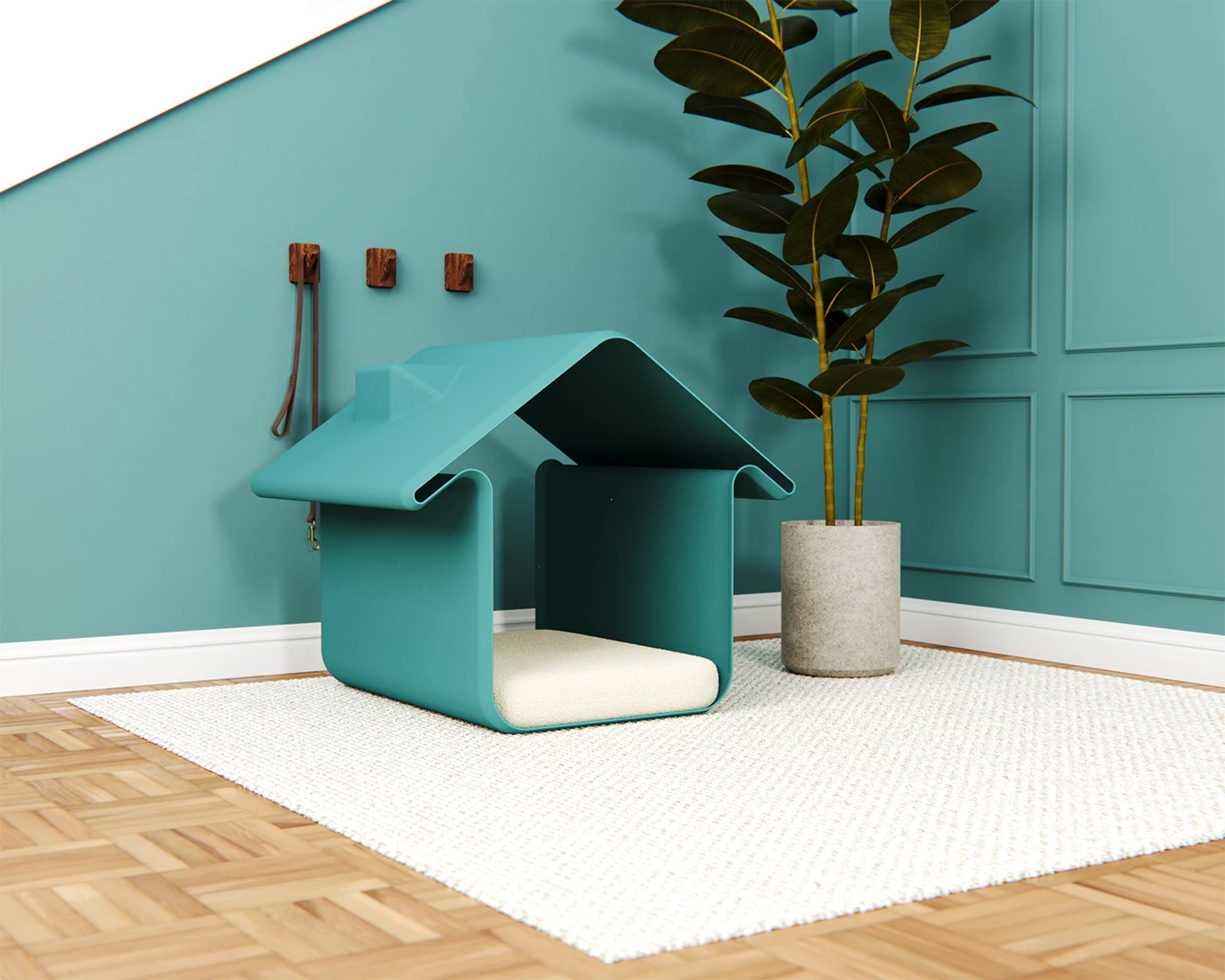 Minimalist design ，kennel，Shared furniture，Modernism，Pet home，