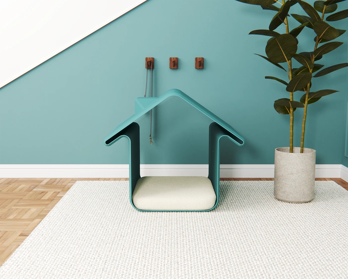 Minimalist design ，kennel，Shared furniture，Modernism，Pet home，