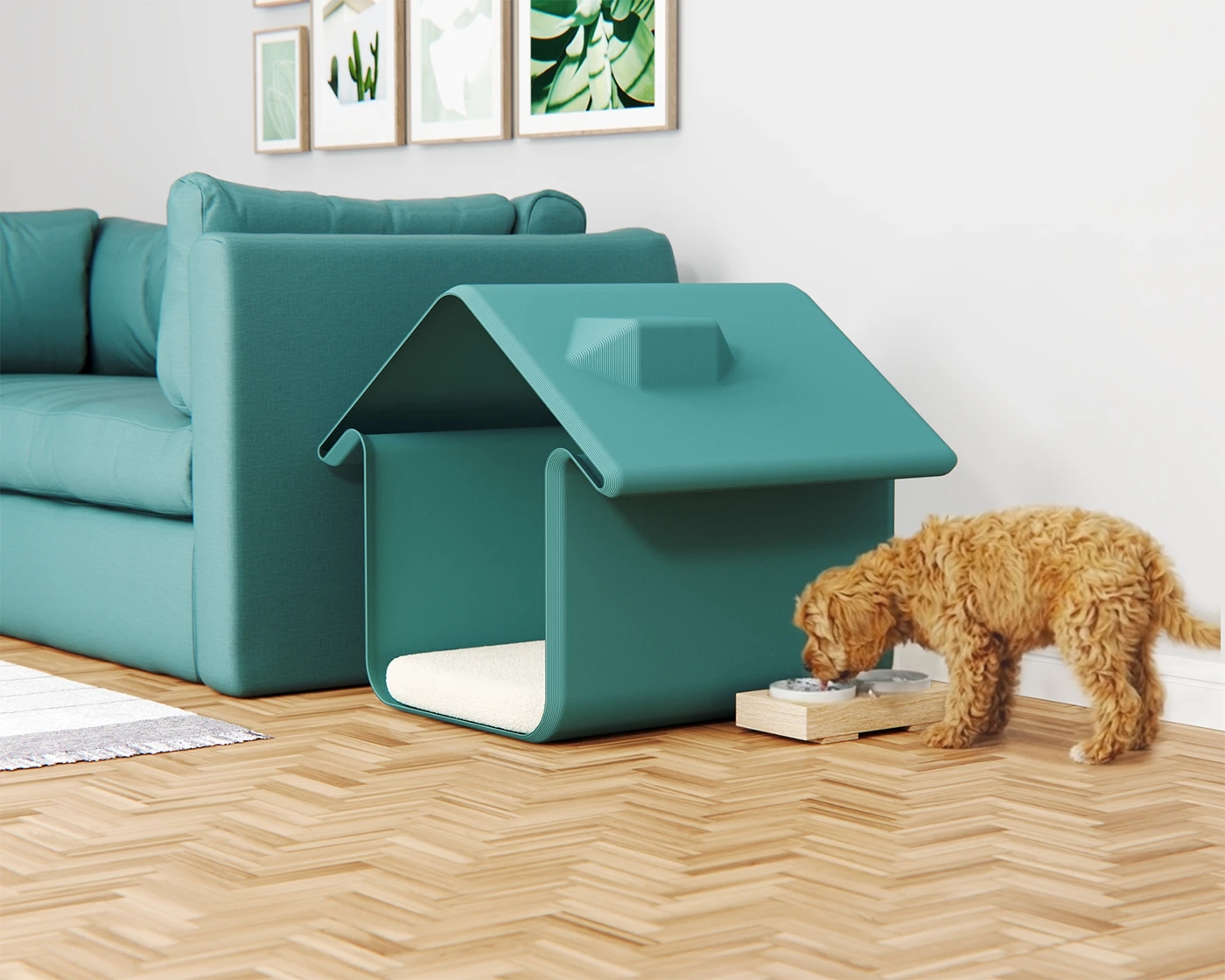 Minimalist design ，kennel，Shared furniture，Modernism，Pet home，