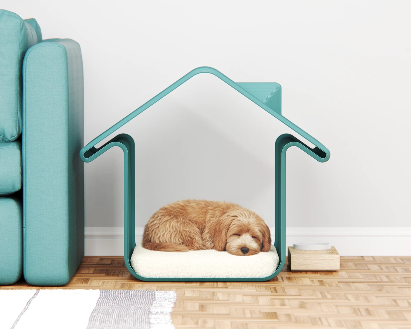 Minimalist design ，kennel，Shared furniture，Modernism，Pet home，