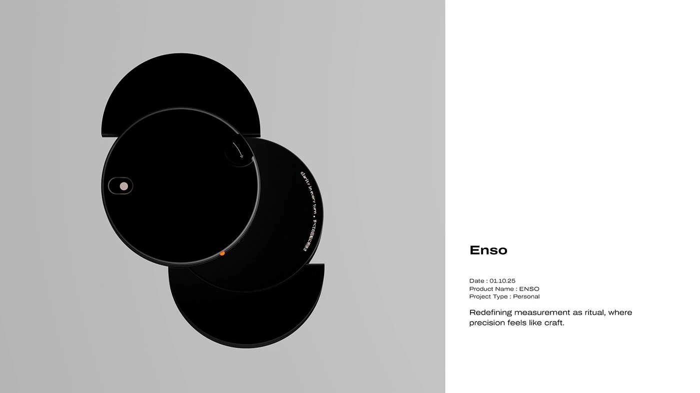 Enso，ruler，Measuring tools，be easy to carry about，