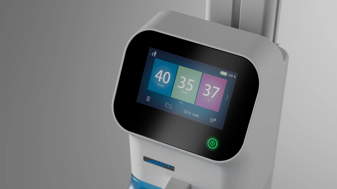 Hamilton-HF90，cgi，Medical Grade Material，TyFlow Particles，medical visualization，