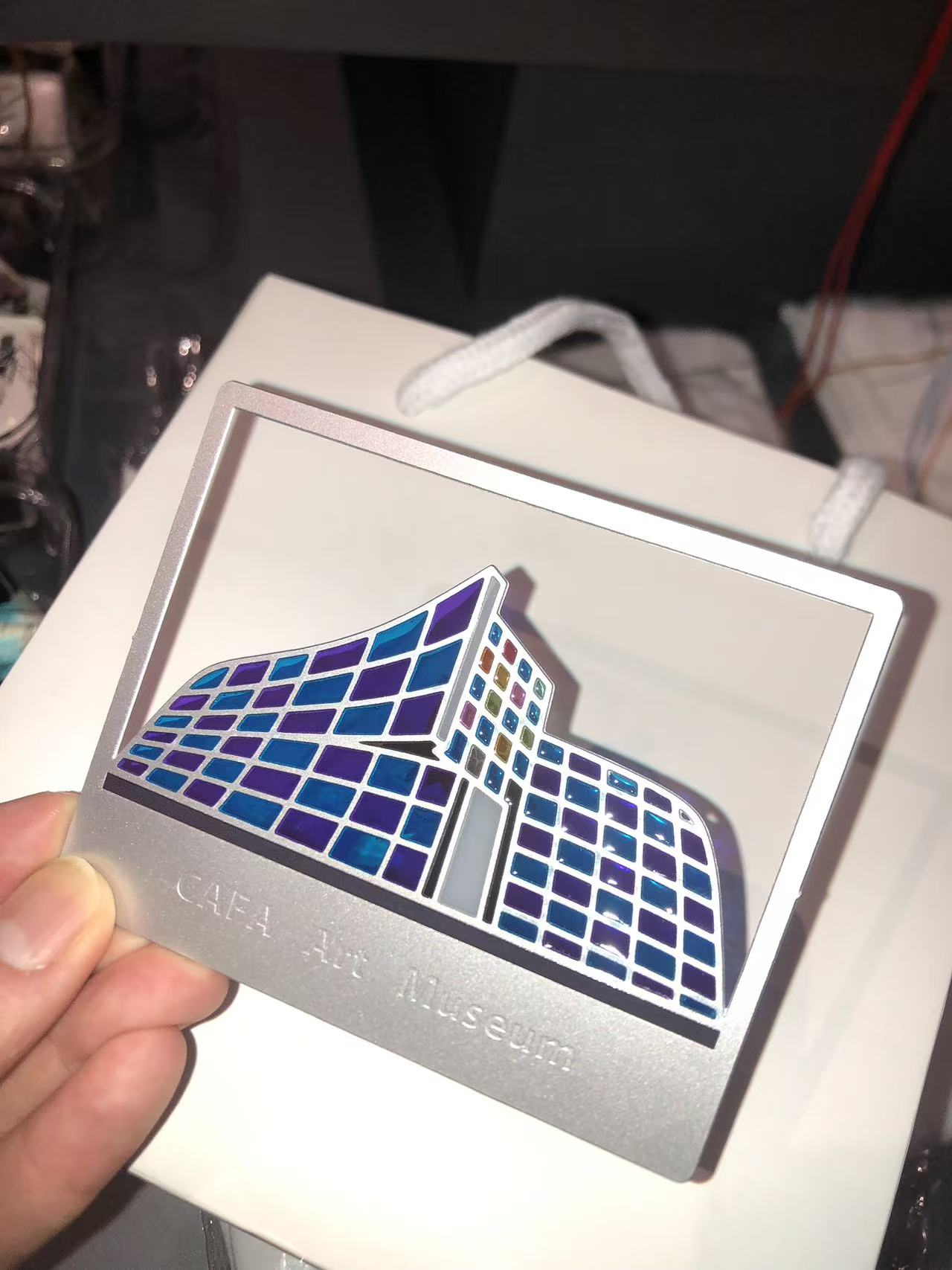 Central Academy of Fine Arts Art Museum，Light transmission bookmark，refrigerator magnet，