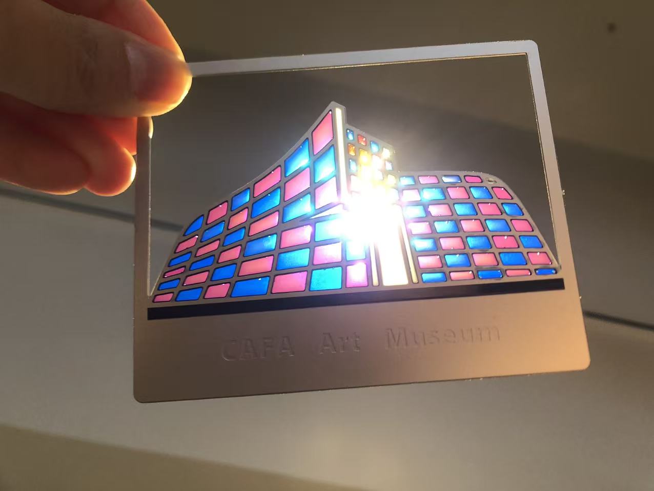 Central Academy of Fine Arts Art Museum，Light transmission bookmark，refrigerator magnet，