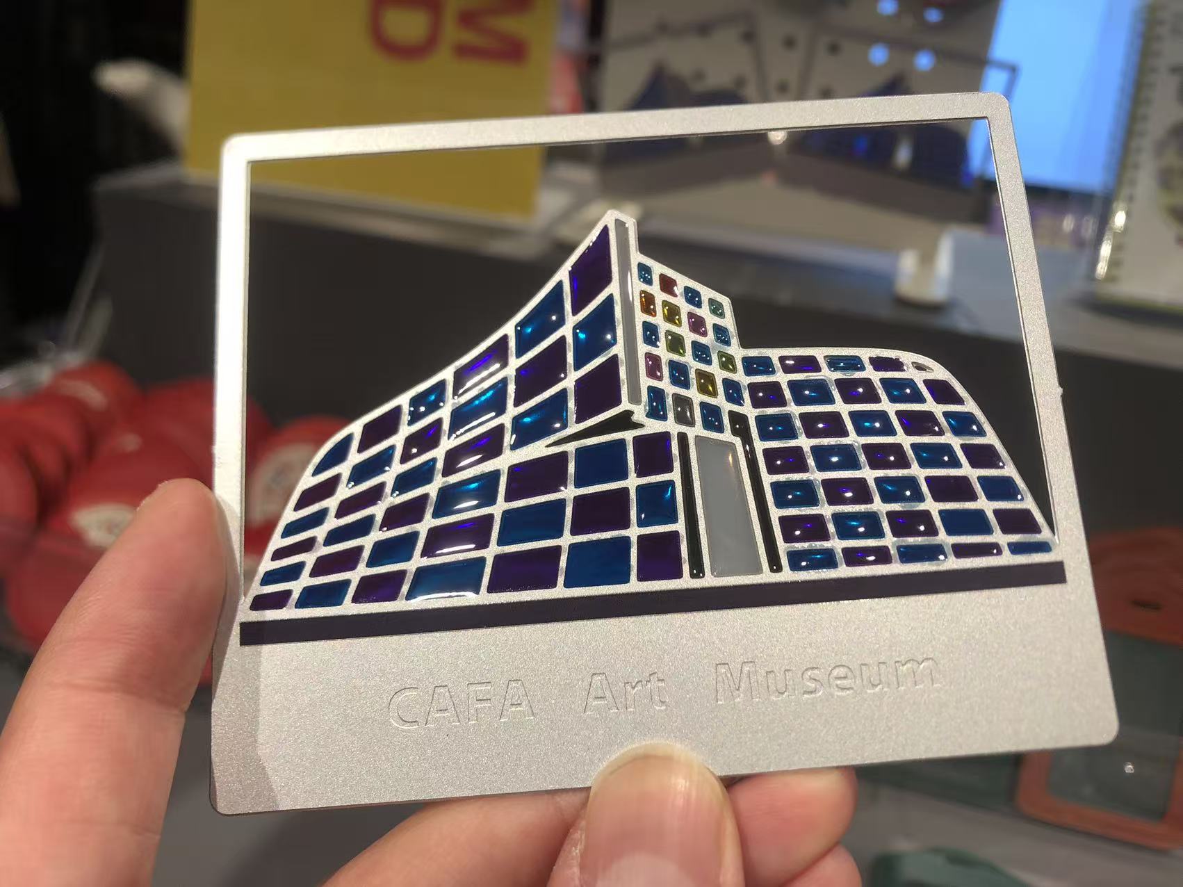 Central Academy of Fine Arts Art Museum，Light transmission bookmark，refrigerator magnet，