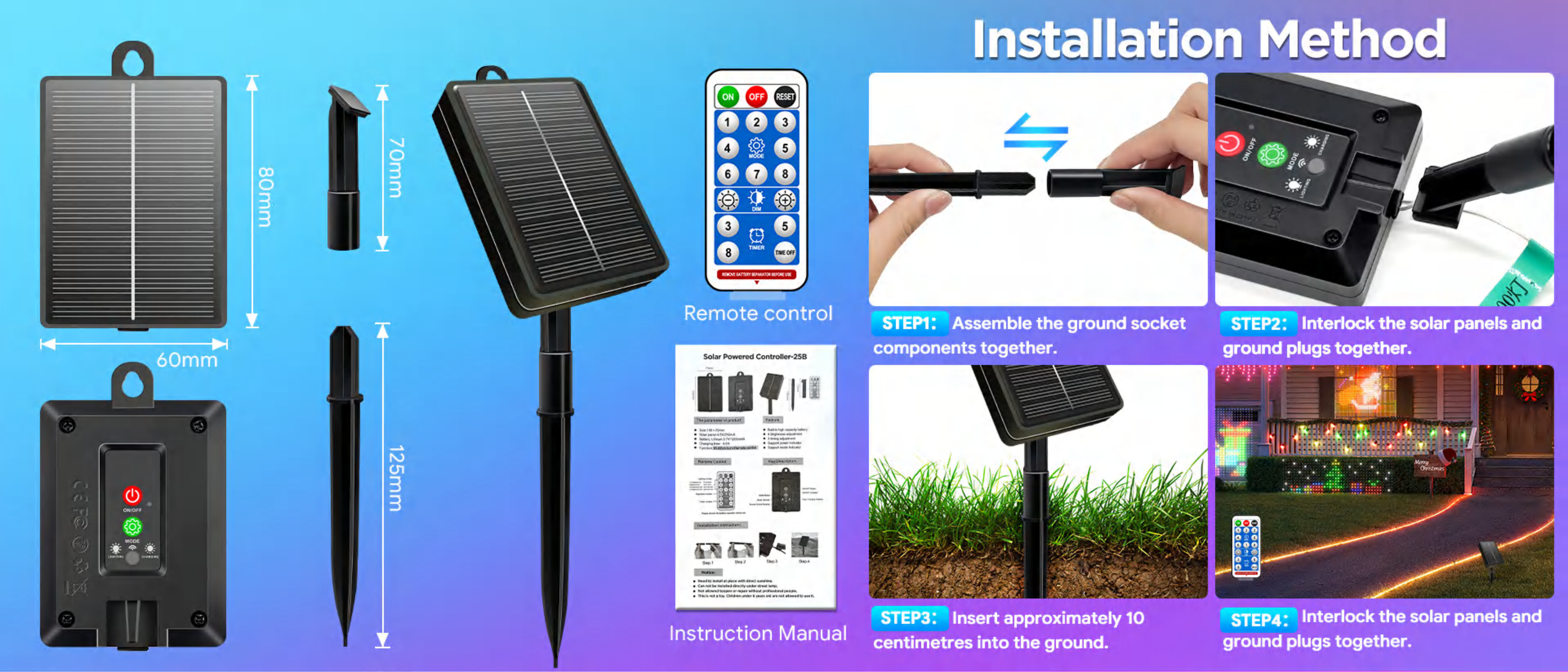 Courtyard lamp，Solar lamp，tube lamp，Atmosphere lamp，