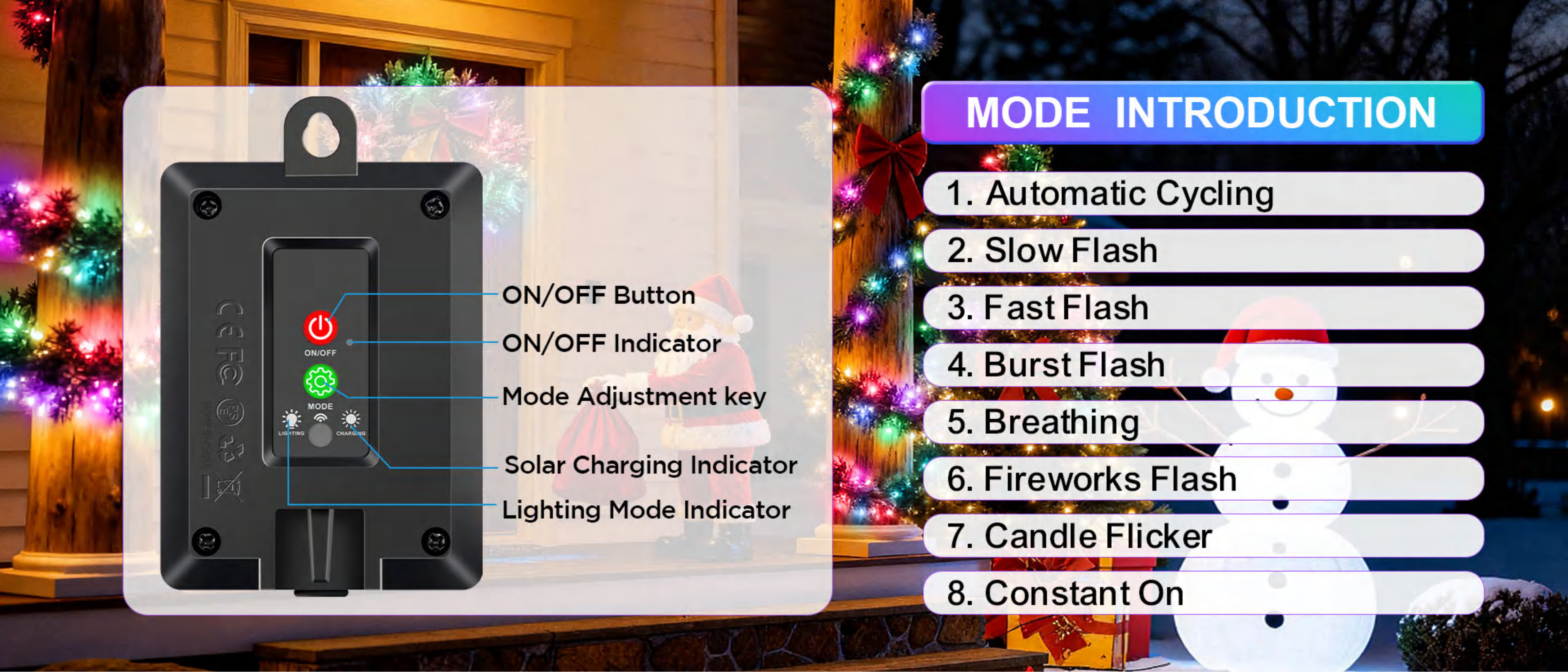 Courtyard lamp，Solar lamp，tube lamp，Atmosphere lamp，