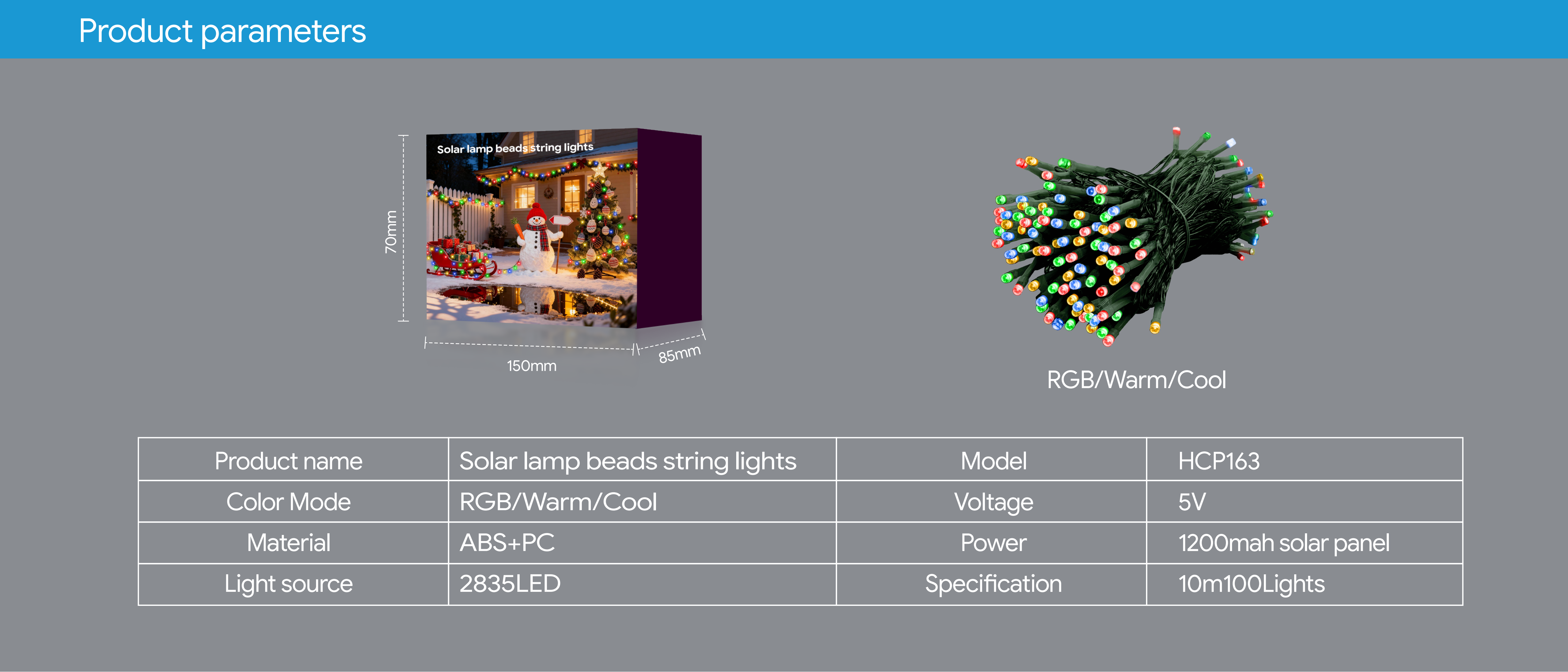 solar light string，Magic Light String，
