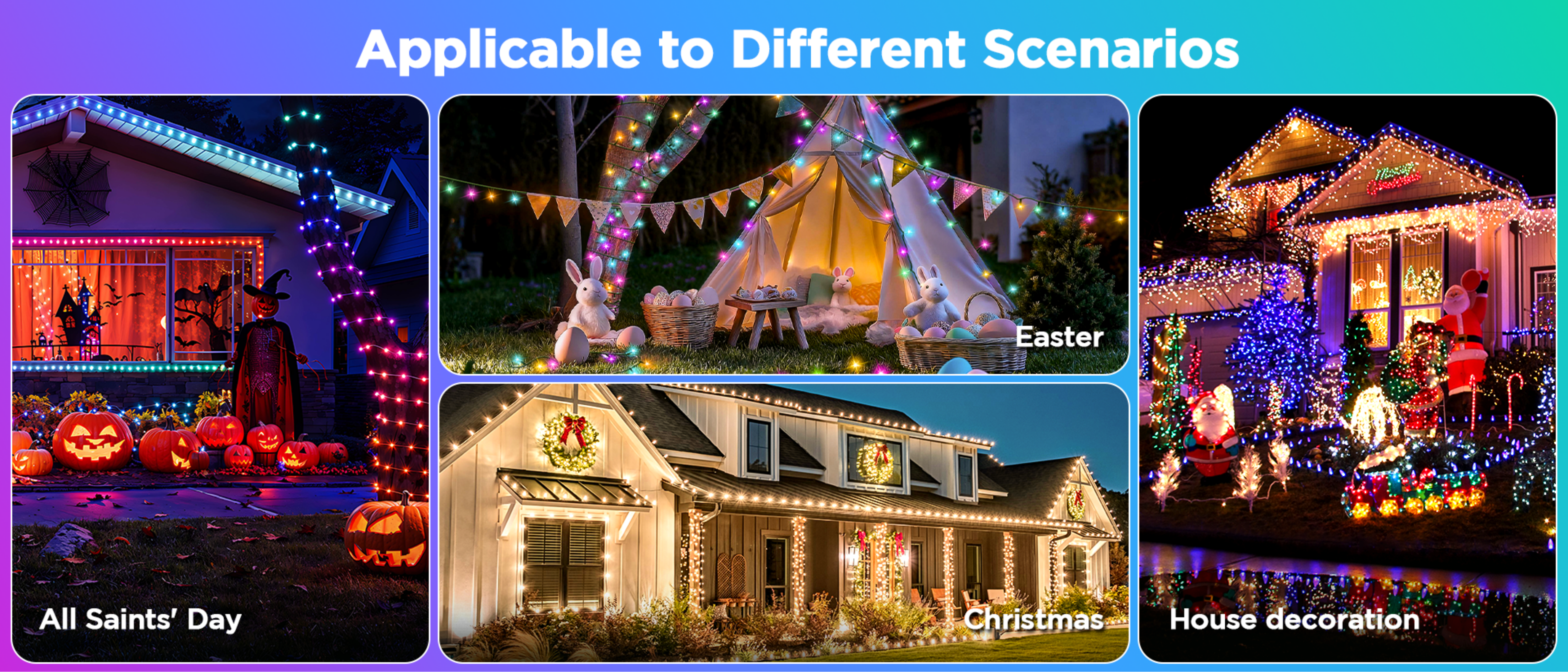 solar light string，Magic Light String，