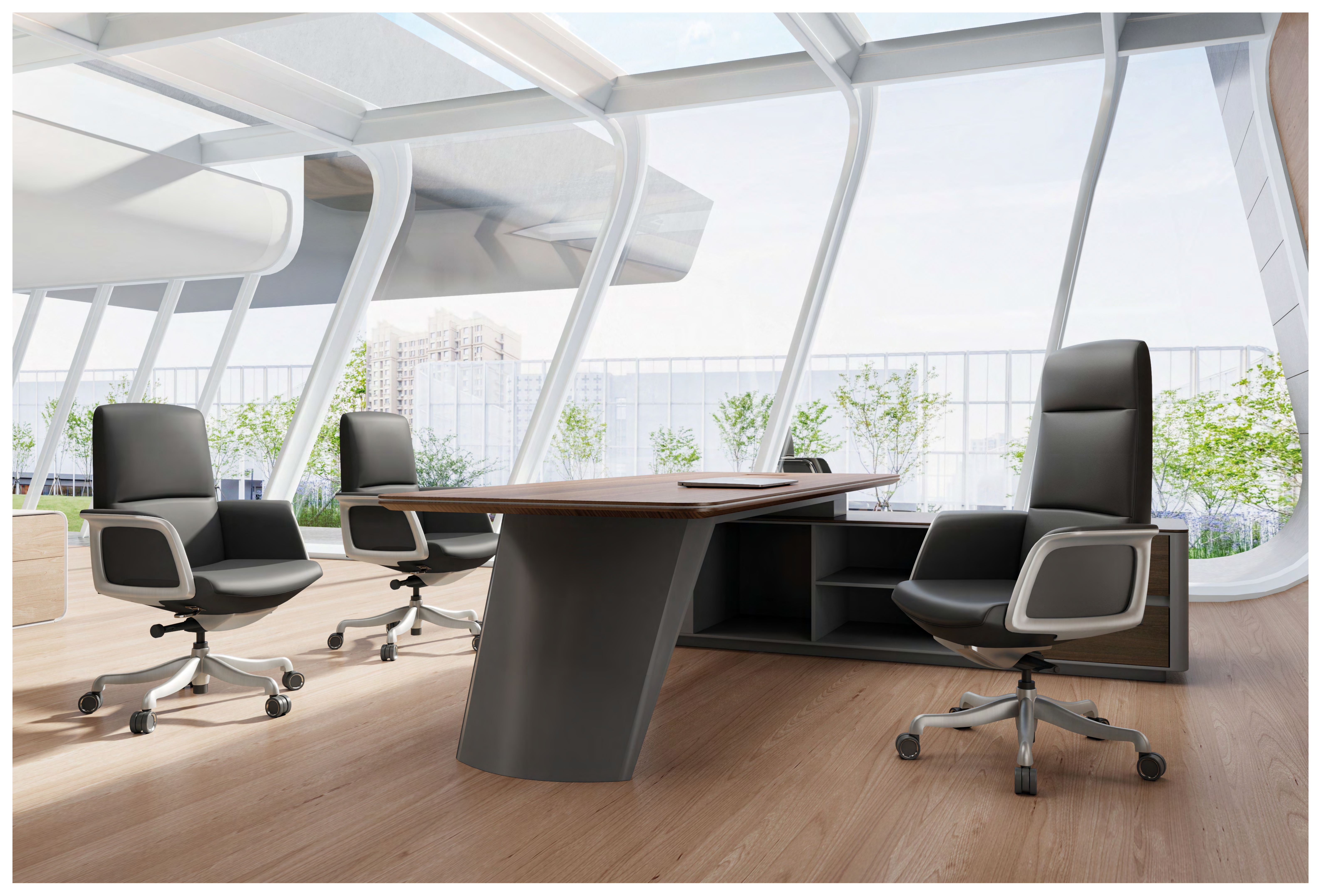 furniture，Leather chair，ergonomic chair，to work in an office，