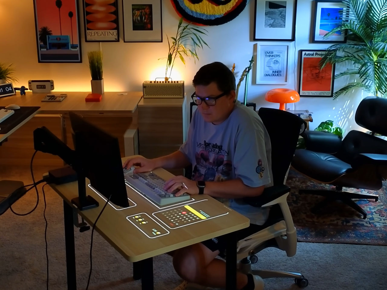 diy，Glow Desk，Smart Desk，Digital，