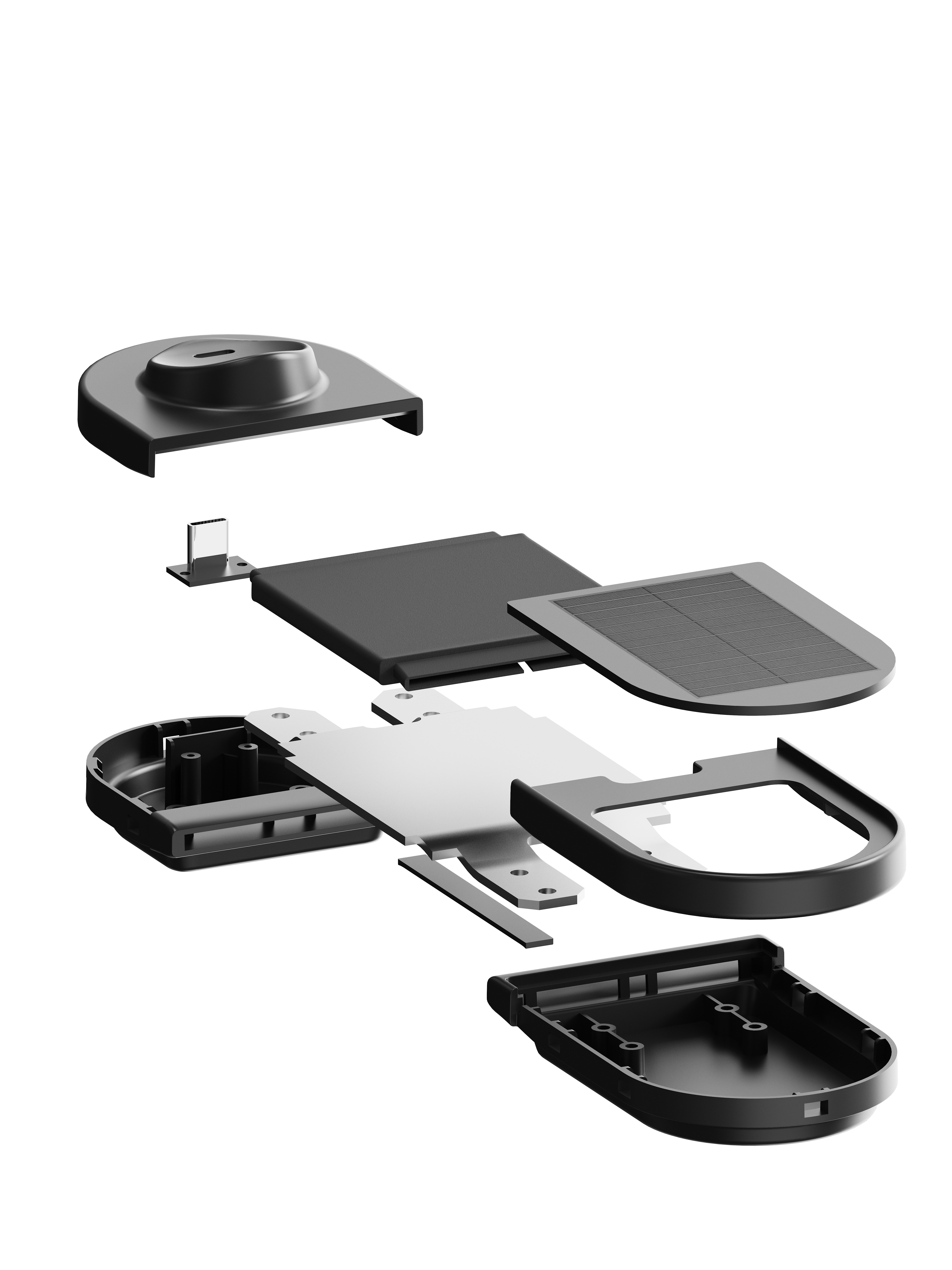 Solar charging base，MANGOGO Accessories，product design，Electronic equipment，Capture sunlight, fold energy!，