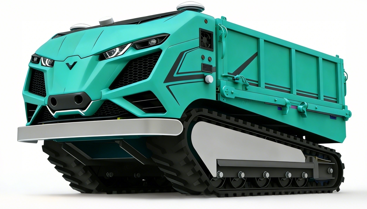 robot，Material truck，carry，