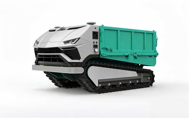 robot，Material truck，carry，