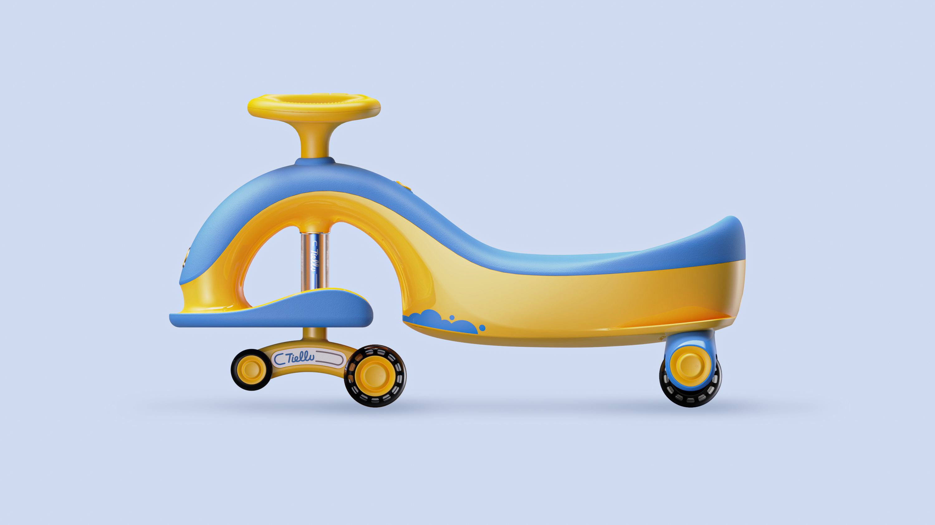 product design，industrial design，Children's car design，Children's torsion car，