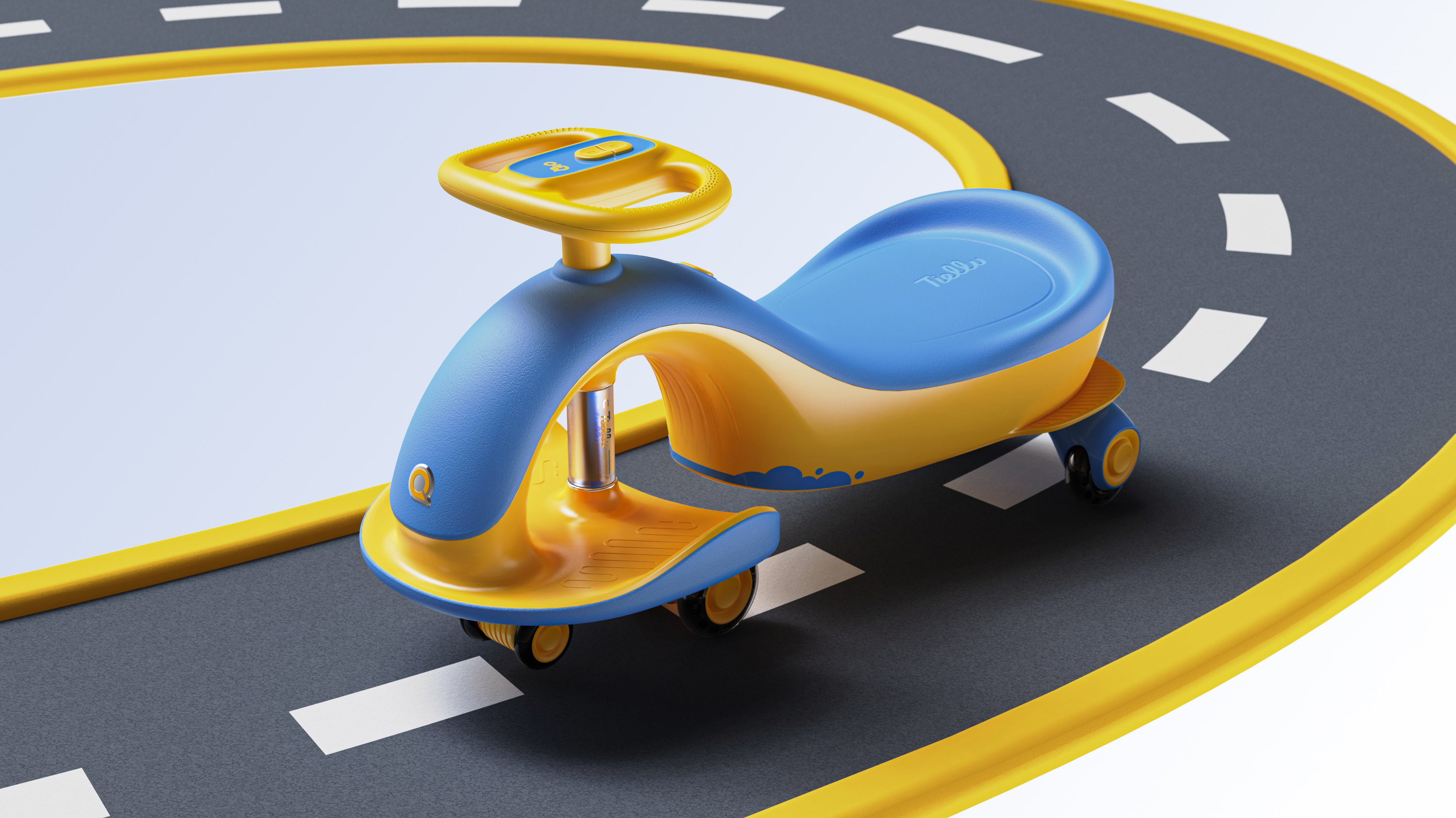 product design，industrial design，Children's car design，Children's torsion car，