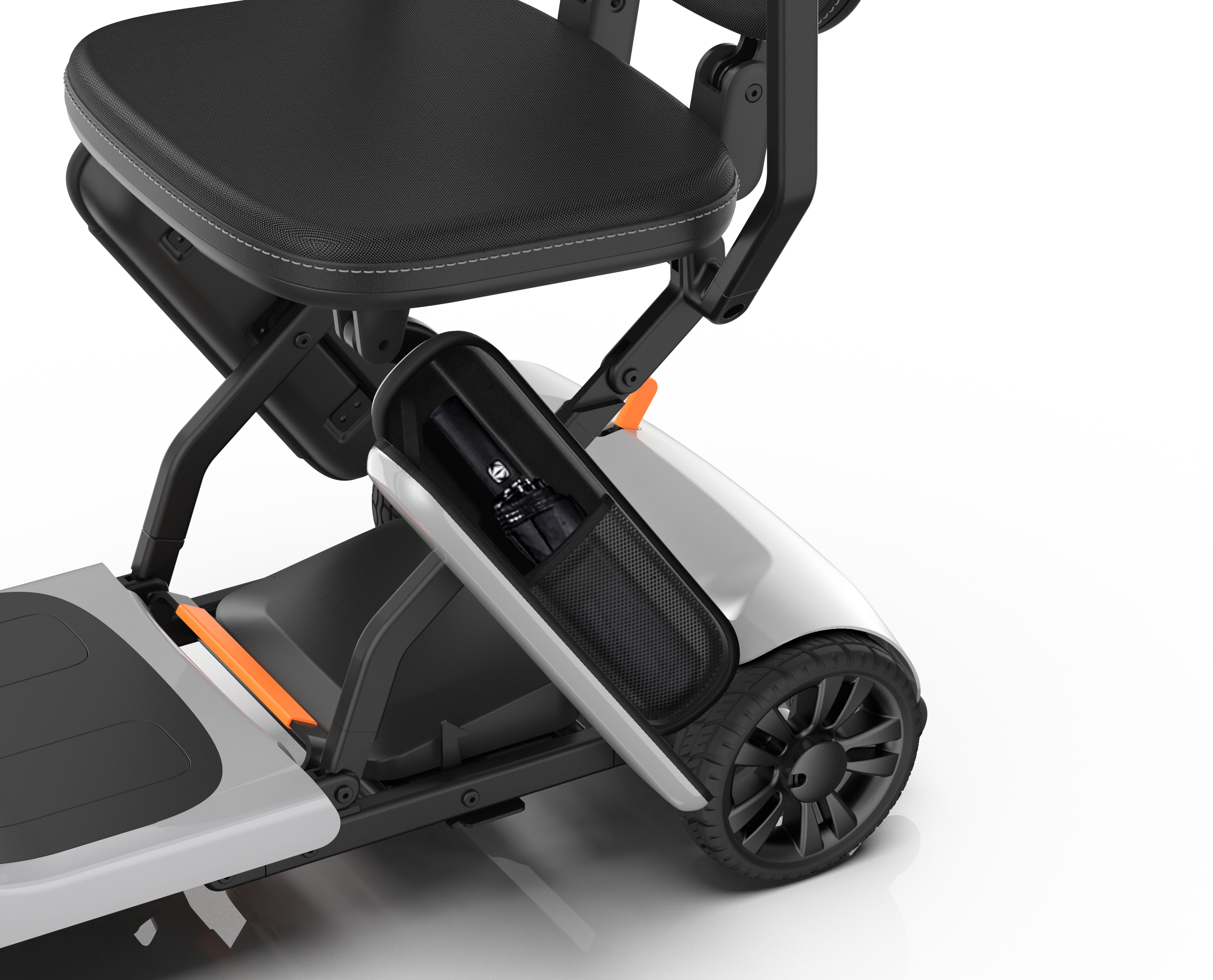 fold，Scooter，comfortable，Man-machine experience，Storage，