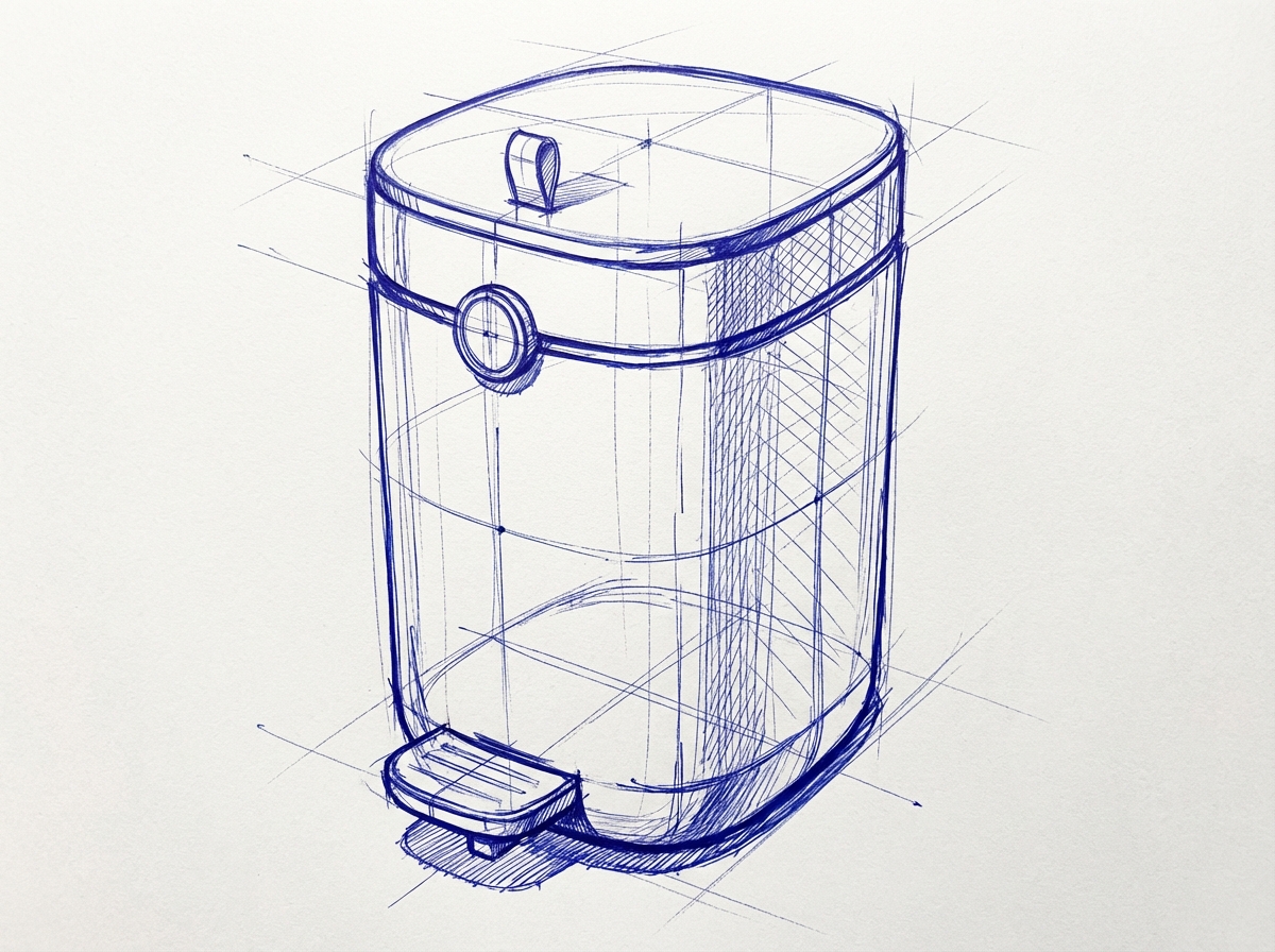 Yan value is justice! Finally, I found a garbage can that can be integrated into the home decoration.，