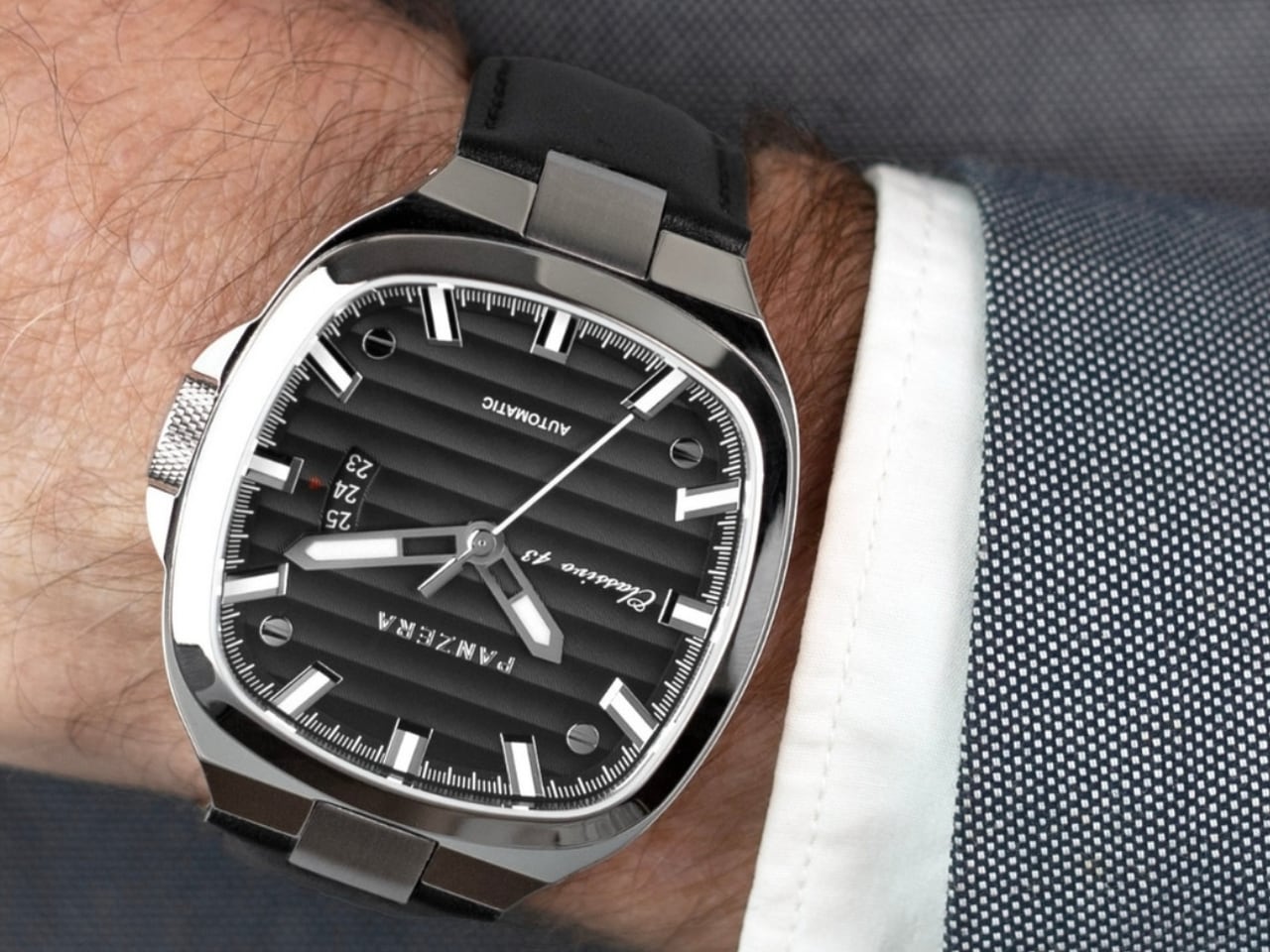 PANZERA Classivo 43，Wrist watch，Wristwatch，Fashion products，