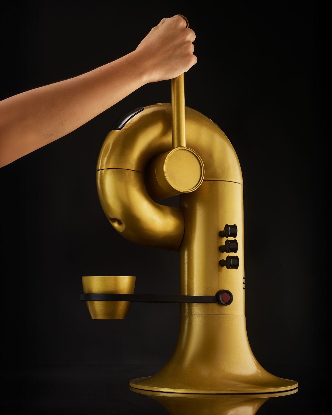 Trumpet，COFFEE MACHINE，Coffee machine，Kitchen appliances，