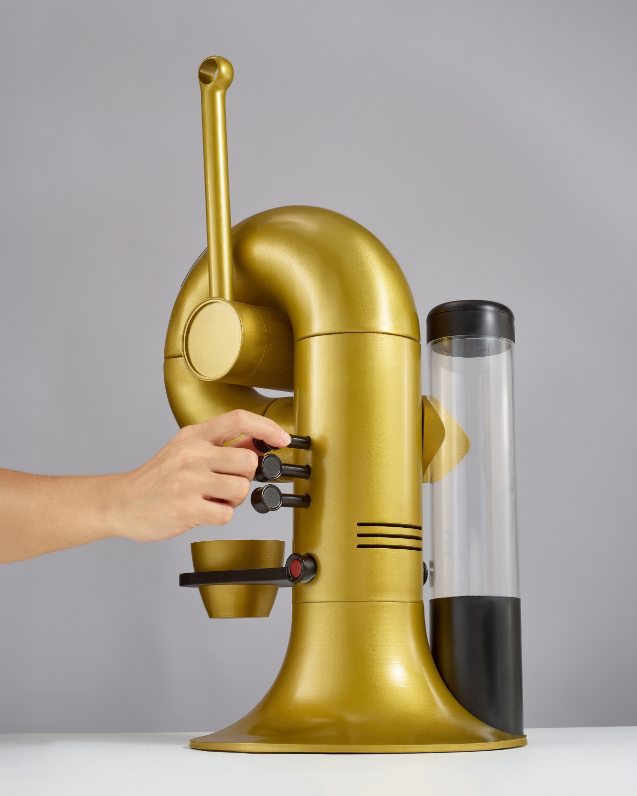 Trumpet，COFFEE MACHINE，Coffee machine，Kitchen appliances，