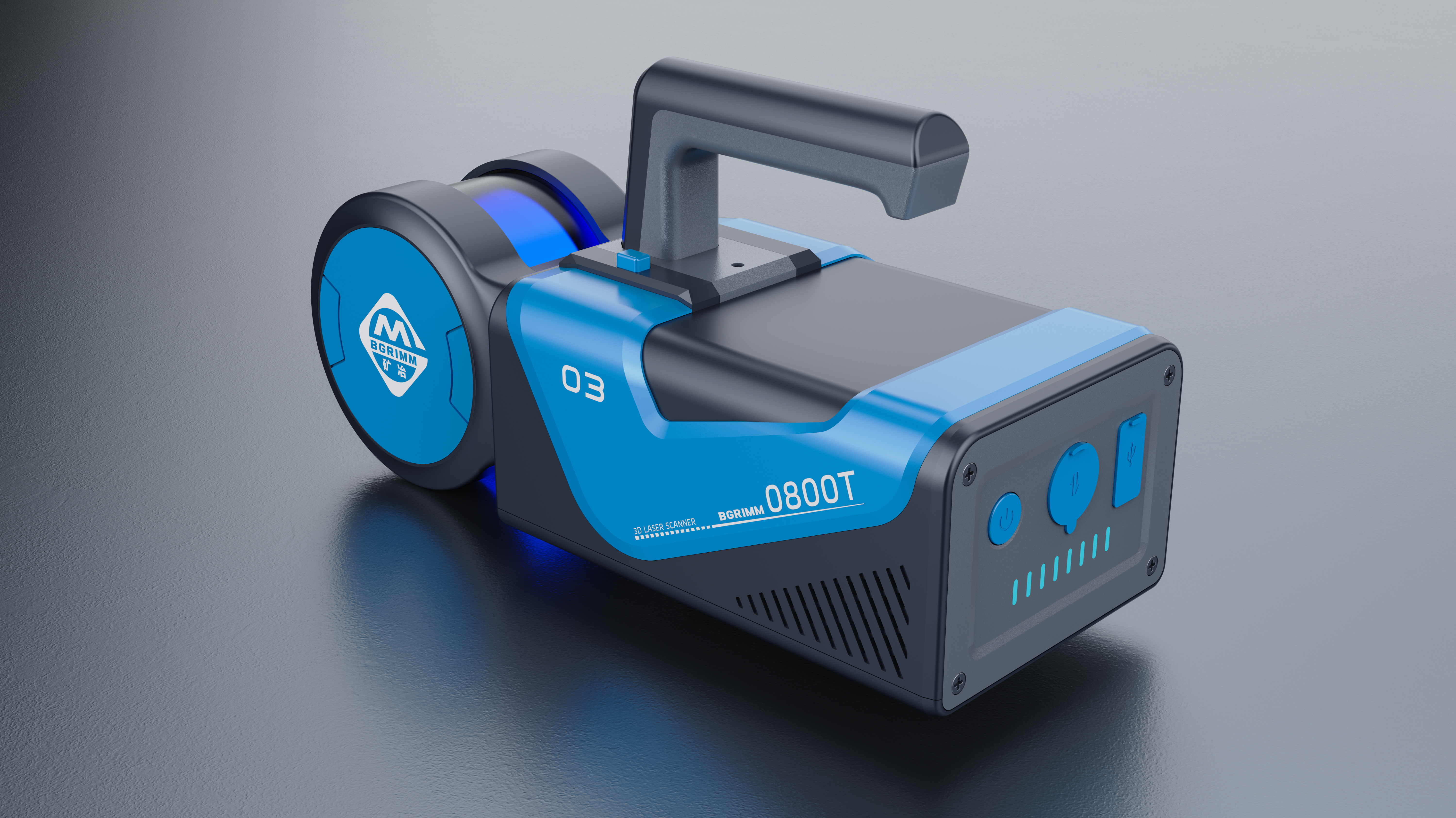 survey of underground coal mine; appearance design; 3D scanner;，