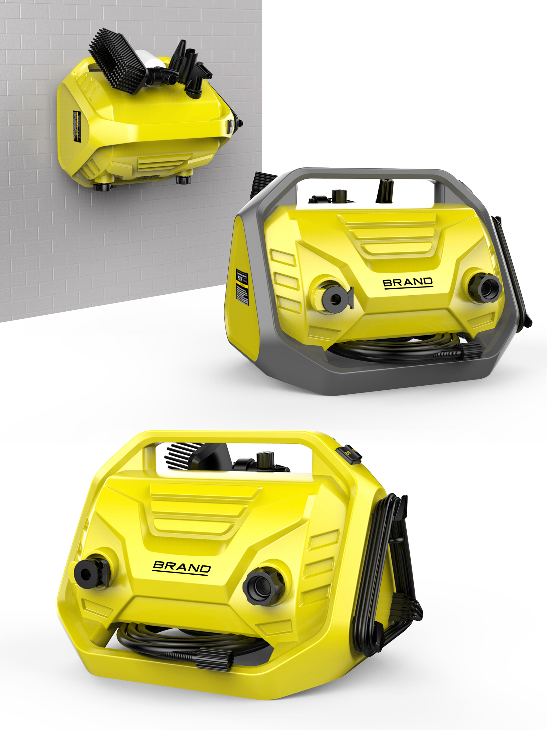 Garden Tools Design，Tool design，High pressure cleaning machine，Car washing machine，