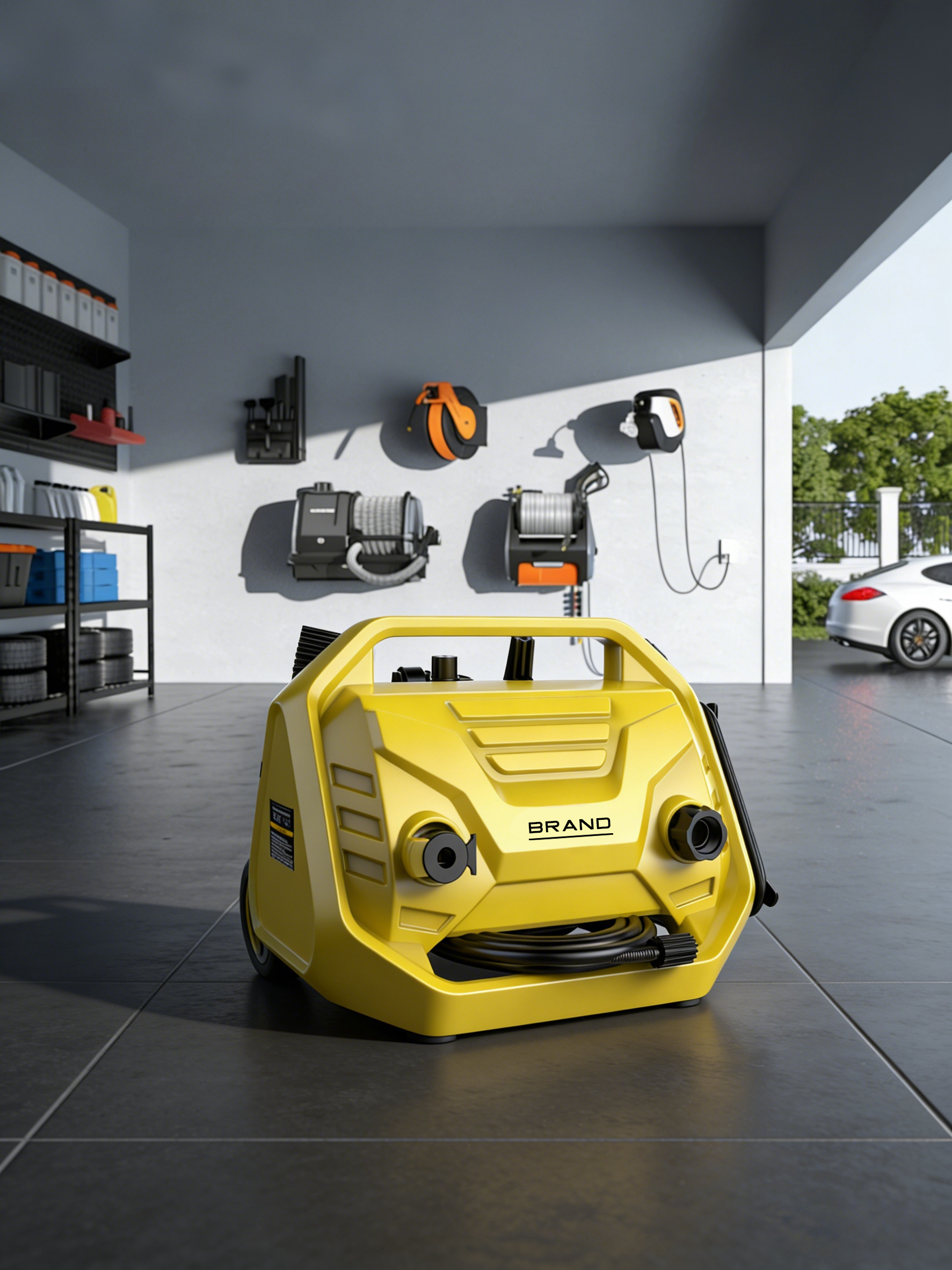 Garden Tools Design，Tool design，High pressure cleaning machine，Car washing machine，