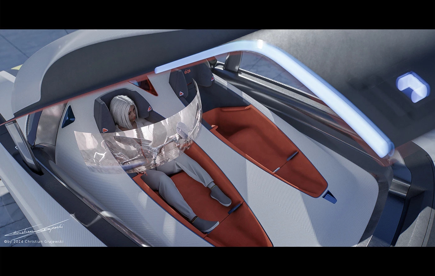 Panoramic glass roof，Vehicle，carbon fibre，Leatherwear，