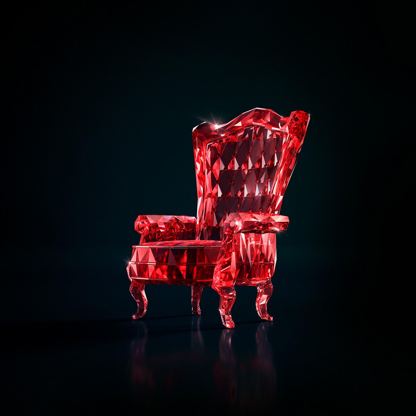 Visual Luxury，chair，Vi RED X，High-Order Facet Gem，Exclusive Benefits，
