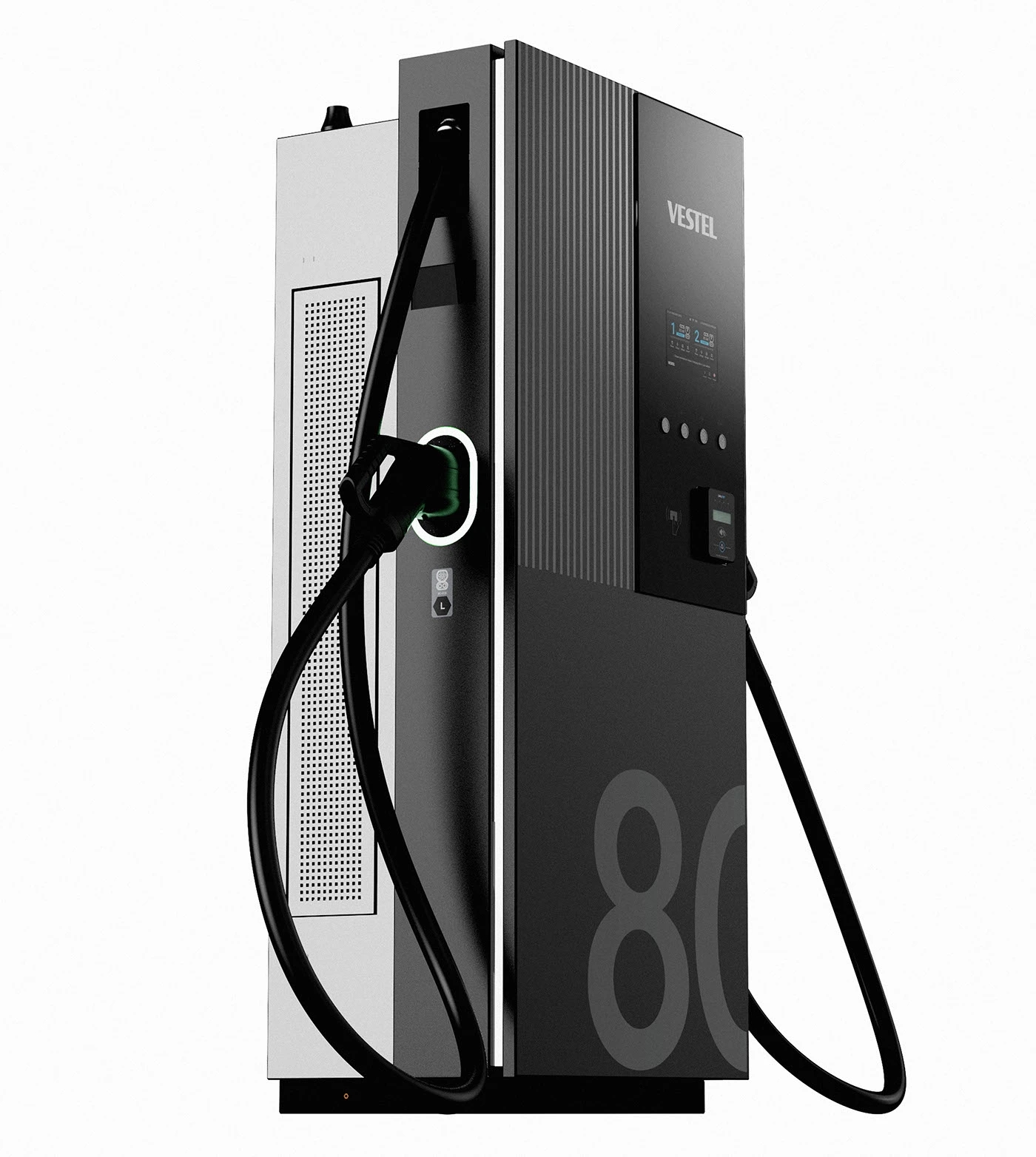 Spica EV charging pile，Modular Layering，visual language，Charging facilities，