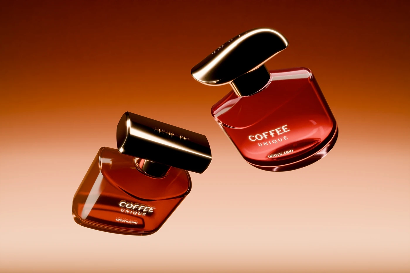 O Boticário，Perfume，coffee bean curve，Black Gold Armor，Gentleman's Choice，