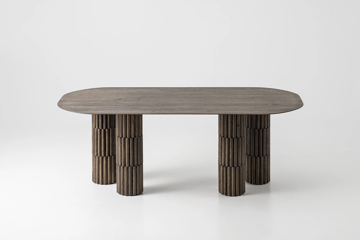 EON table，Polished wooden column，Sculpture of Time，Eternal Calendar，