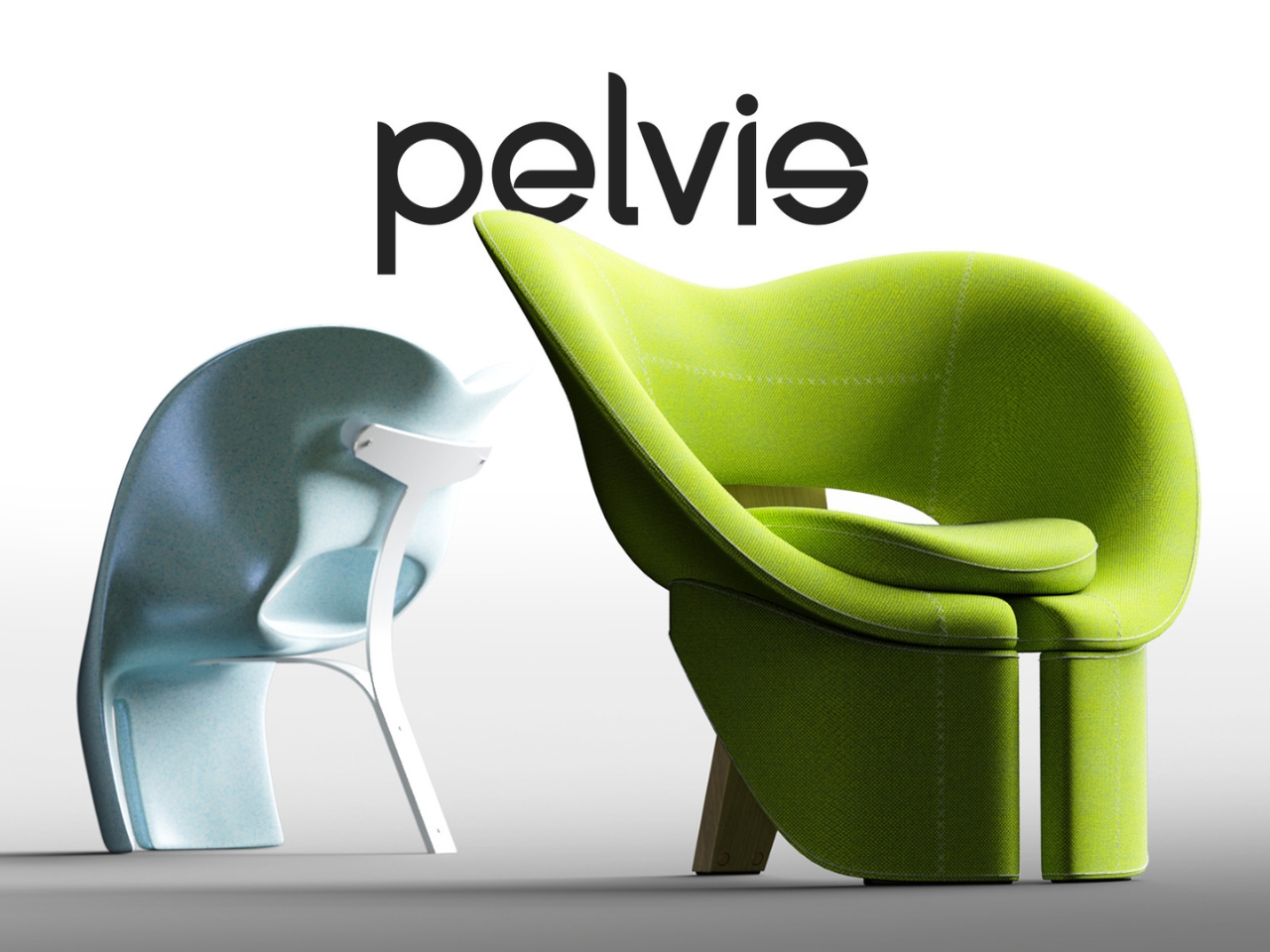 Pelvis Chair，conceptual design，chair，furniture，