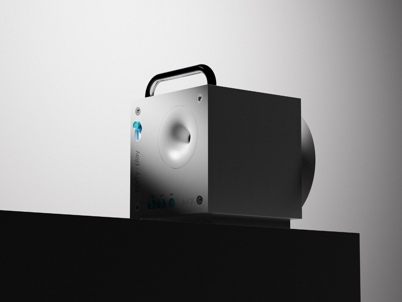 Porty Play，loudspeaker box，Digital，conceptual design，