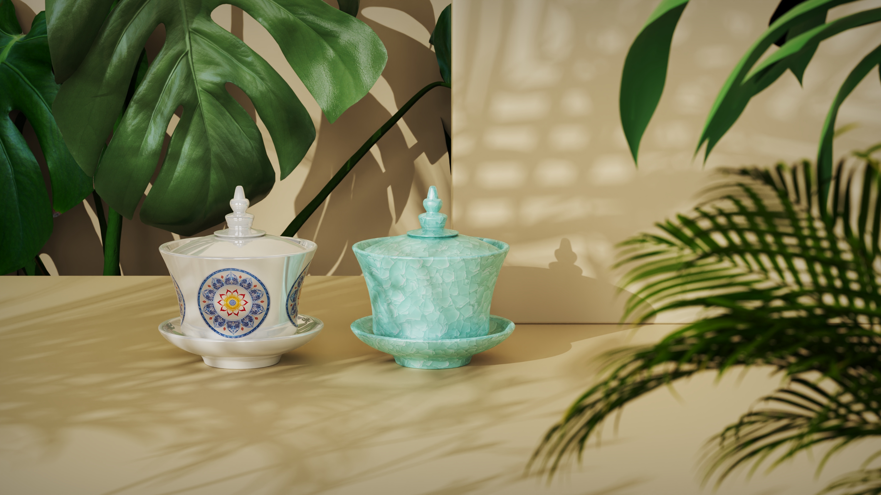 Yunju Temple，Cover bowl，tea set，