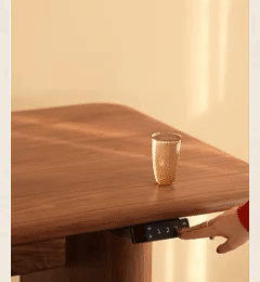 Desk design，furniture design ，Residential Furniture，Solid wood furniture，Black walnut furniture，Lifting table，Original design，