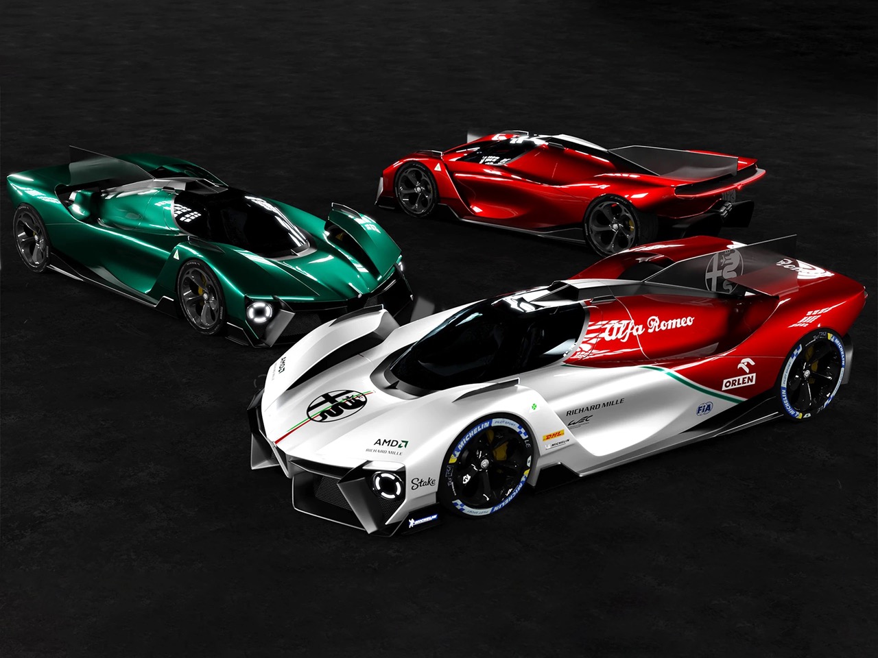 vehicle，automobile，Alpha Romeo，conceptual design，