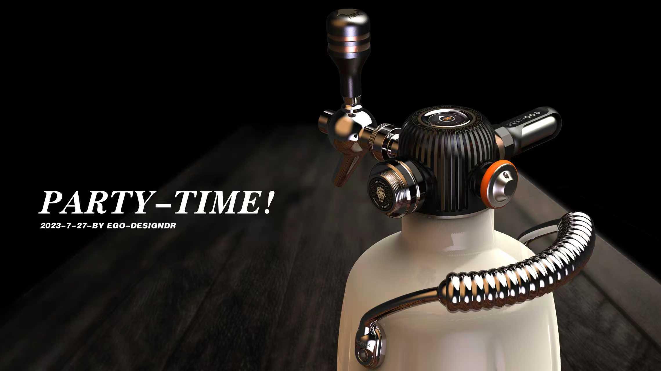 a frame of creation，Appearance design，product design，industrial design，Beer Beat，Utensils，Retro industrial wind，