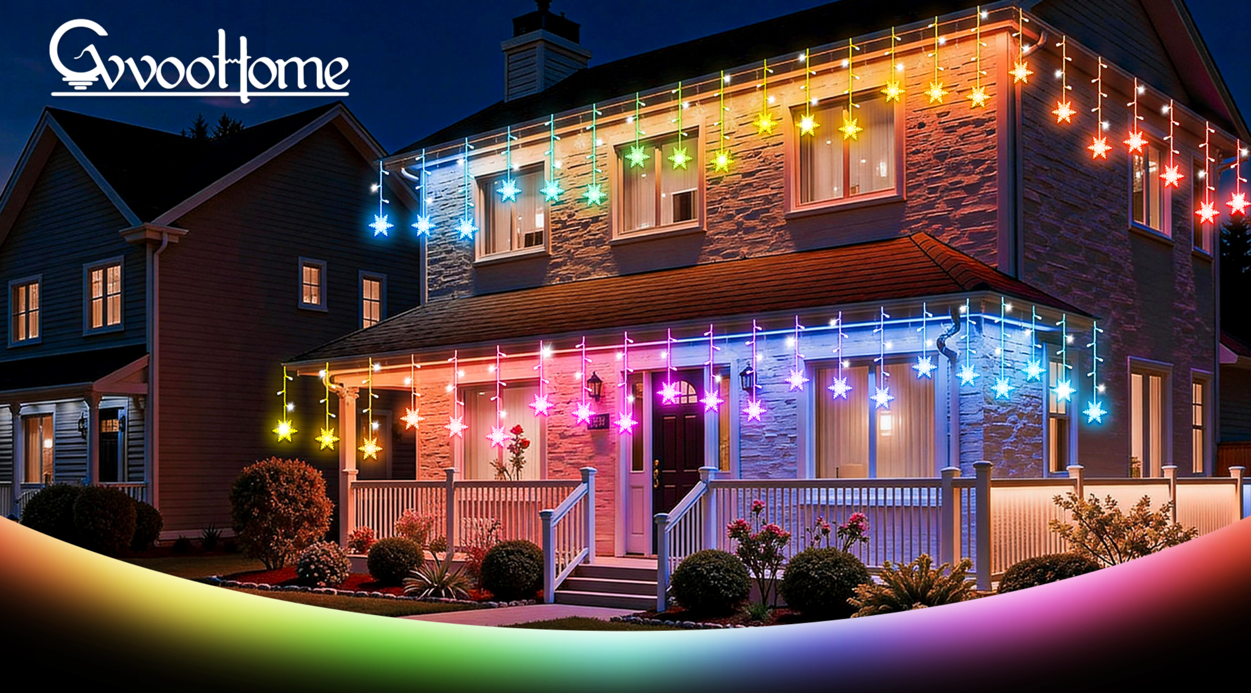 Ice light，Magic Ice Strip Light，Snowflake ice light，