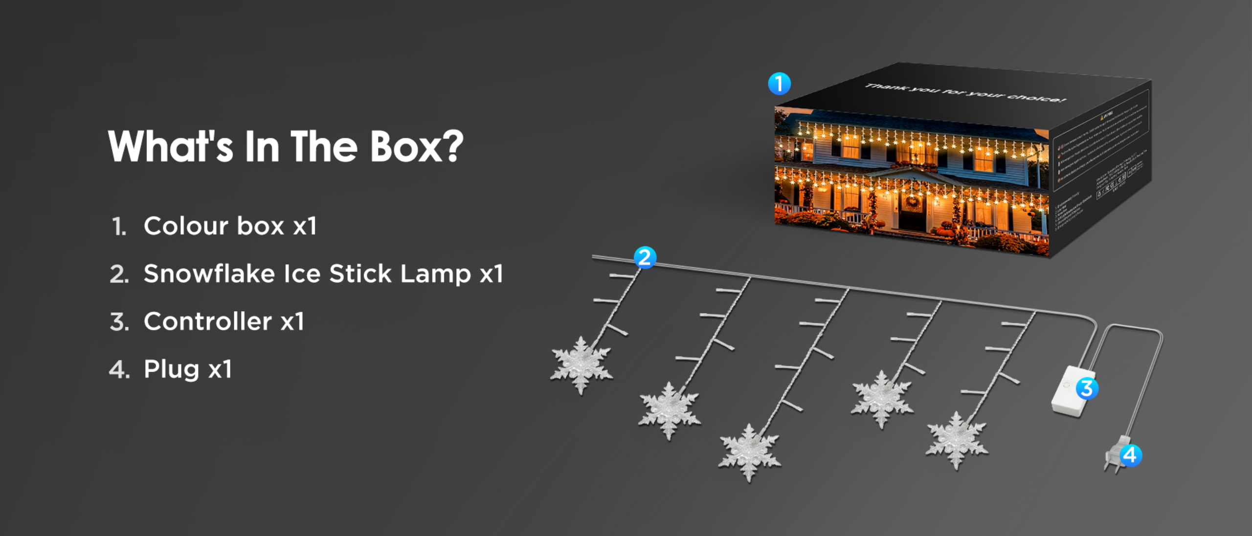 Ice light，Magic Ice Strip Light，Snowflake ice light，