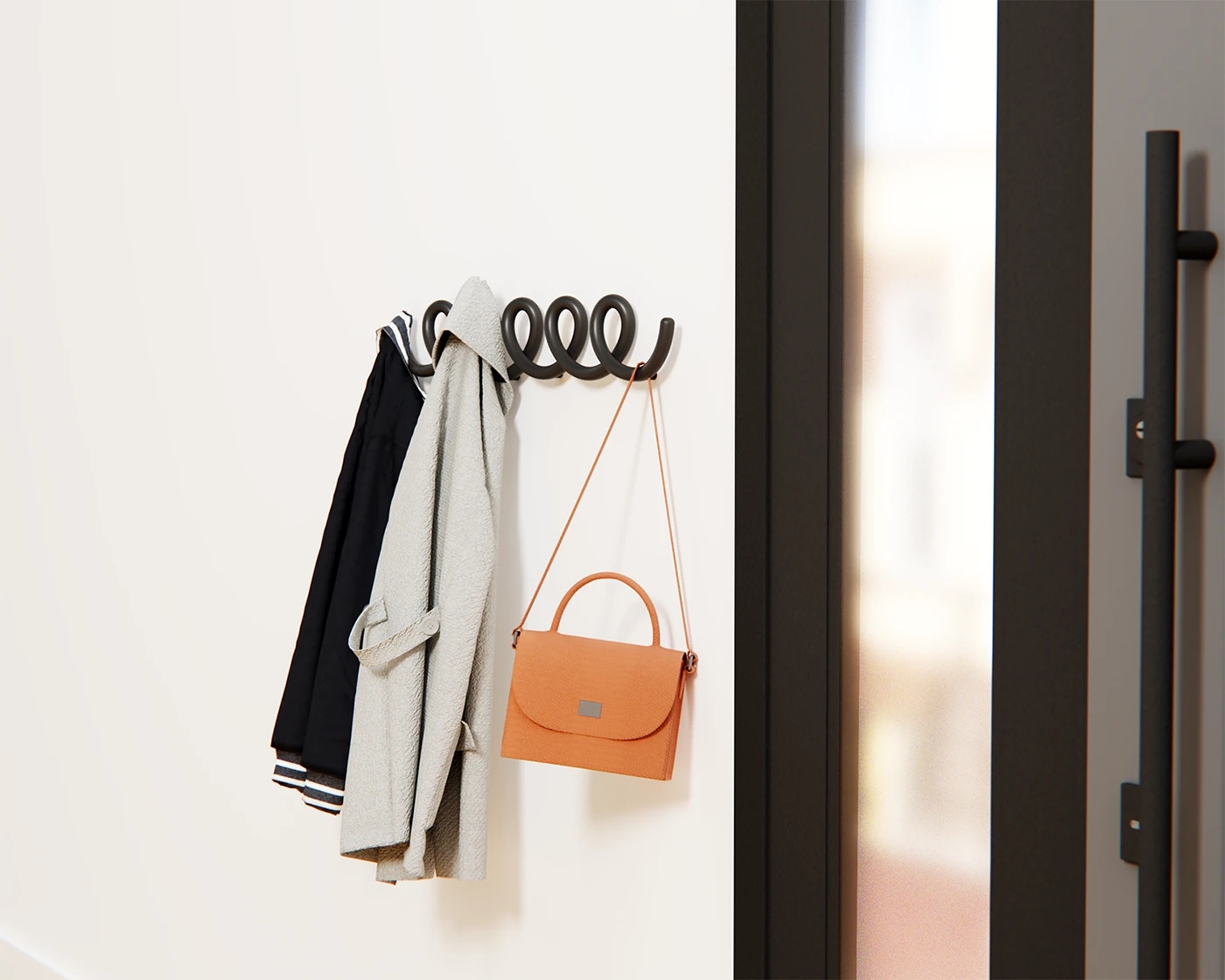 Clothes hanger，Wall Art，leeee rack，Minimalist Sculpture，Space aesthetics，