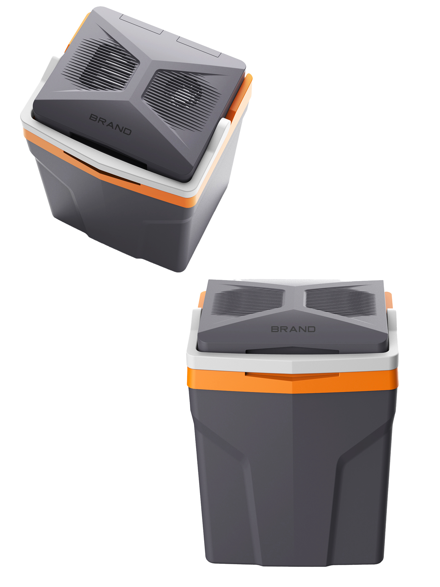 Car refrigerator，Appearance design，Structural design，Outdoor Home Appliances，camping outfit，