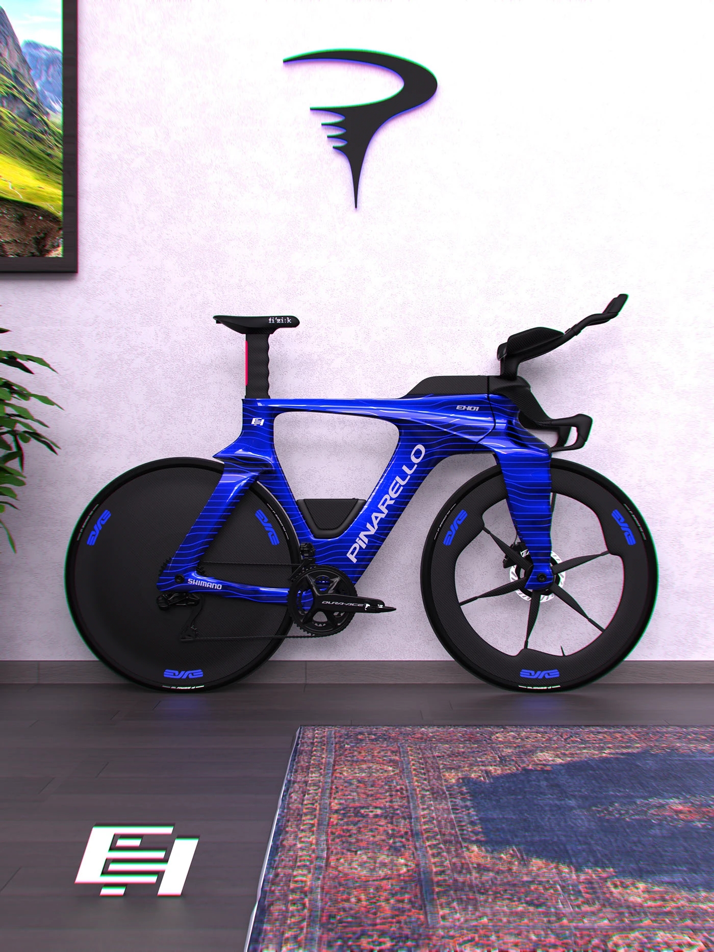 Pinarello EH01，BLENDER，aerodynamics，integrated structure，Bicycle，