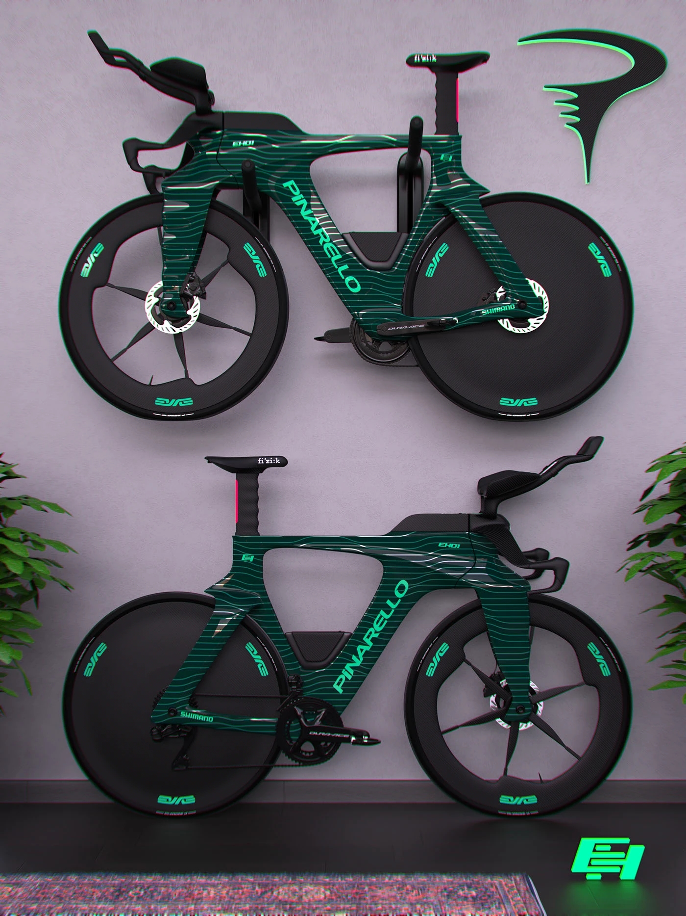 Pinarello EH01，BLENDER，aerodynamics，integrated structure，Bicycle，