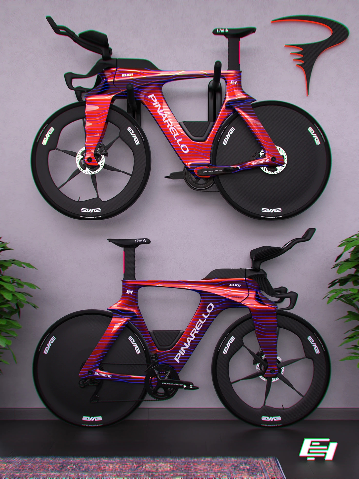 Pinarello EH01，BLENDER，aerodynamics，integrated structure，Bicycle，