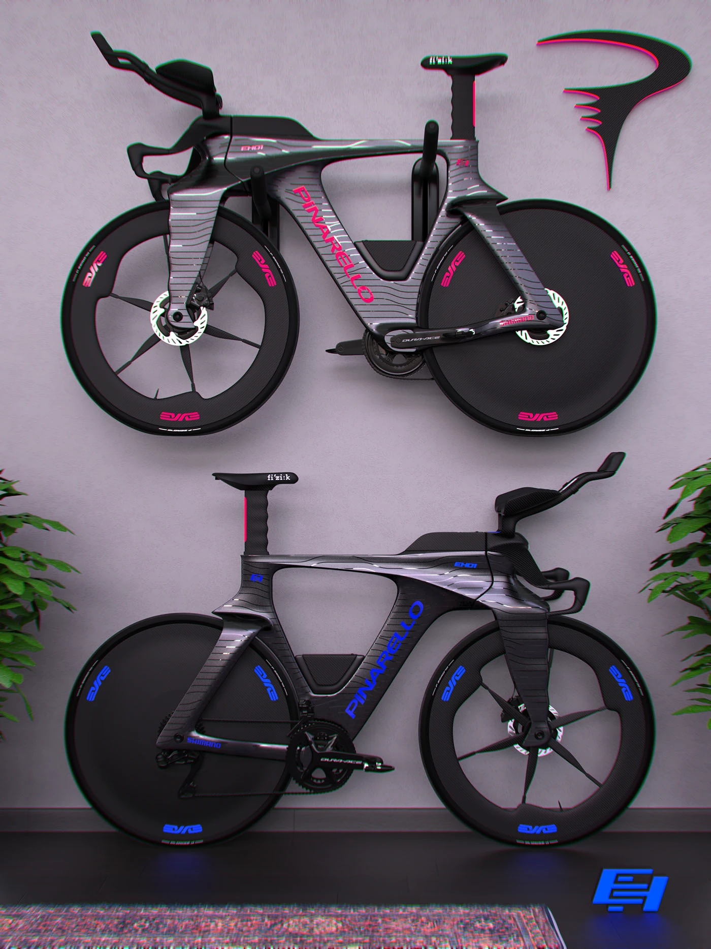 Pinarello EH01，BLENDER，aerodynamics，integrated structure，Bicycle，